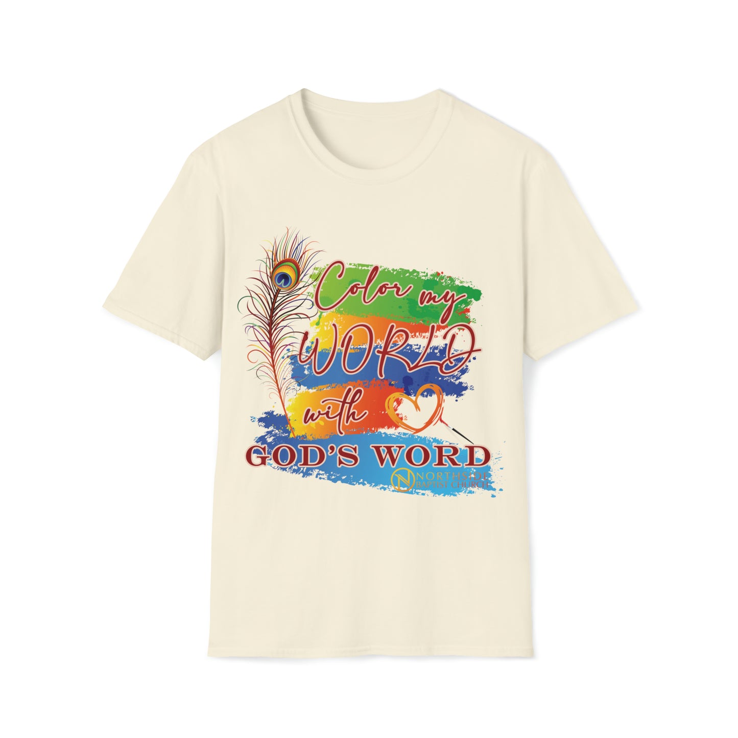 Color My World - Unisex Softstyle T-Shirt